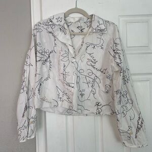 Babaton embroidered shirt